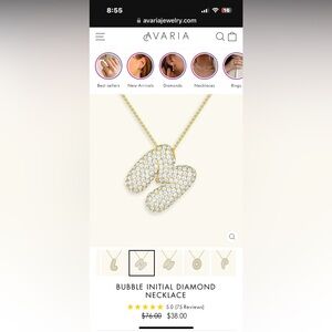 Rhinestone crystal initial M gold tone. Brand new never worn!Bling!